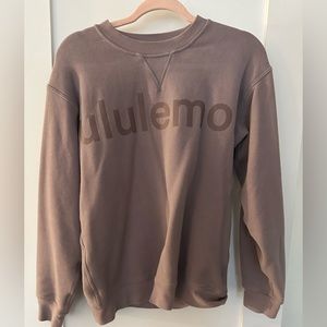 Lululemon logo crewneck mauve/dusty rose